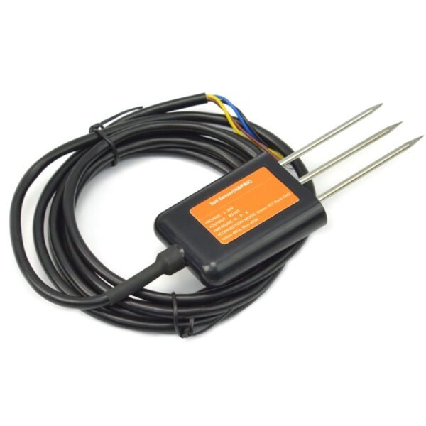 Sensor RS485 de Humedad, Temperatura, pH y CE del Suelo para Agricultura Inteligente